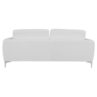 Диван 3 места Kenzie HM3121.32 с бял PU 190x81x81 см