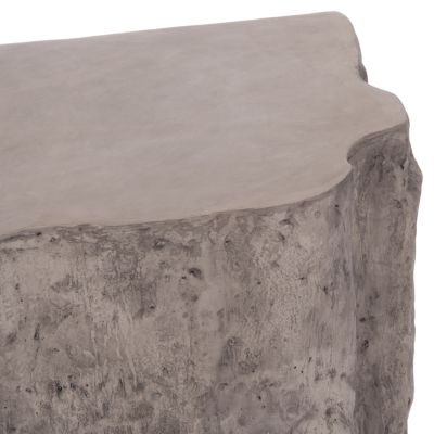 CONSOLE ROCK INTERON HM18152.03 FIBER CEMENT IN GREY--120x50x71Hcm.