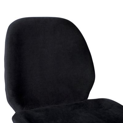 Bar Stool Nora Black Velvet & Gold Metallic Frame HM8524.04 48x61x103 cm