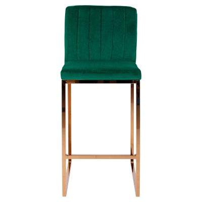 Бар стол Piper Velvet Cypress & Gold Metallic Frame HM8525.03 40x49x96 см