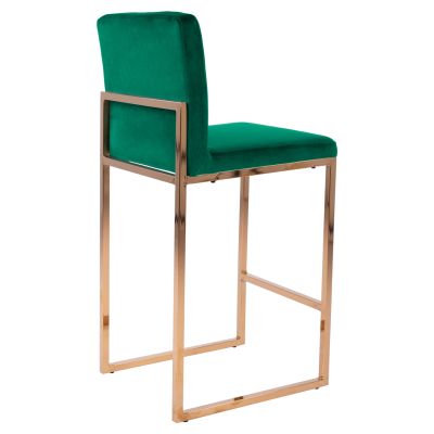 Бар стол Piper Velvet Cypress & Gold Metallic Frame HM8525.03 40x49x96 см