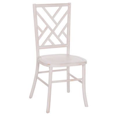 CHAIR TOON WOOD IN WHITEWASH AND PLYWOOD SEAT 44.5x48x96Ηcm.ΗΜ9410.05