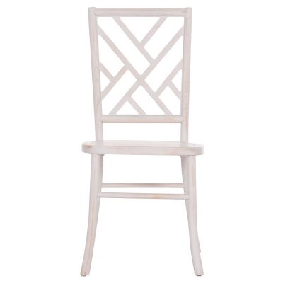 CHAIR TOON WOOD IN WHITEWASH AND PLYWOOD SEAT 44.5x48x96Ηcm.ΗΜ9410.05