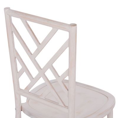 CHAIR TOON WOOD IN WHITEWASH AND PLYWOOD SEAT 44.5x48x96Ηcm.ΗΜ9410.05
