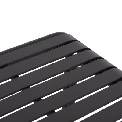 OUTDOOR SQUARE ALUMINUM TABLE RACHEL HM6338.01 GREY COLOR 80x80x76Hcm.