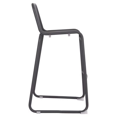 BAR STOOL ALUMINUM RACHEL HM6341.01 GREY COLOR 47x56.5x98.5Hcm.