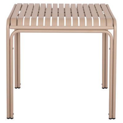 OUTDOOR SQUARE ALUMINUM TABLE RACHEL HM6338.04 CHAMPAGNE COLOR 80x80x76Hcm.