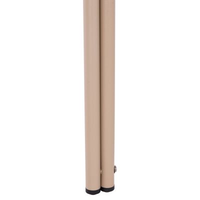 OUTDOOR SQUARE ALUMINUM TABLE RACHEL HM6338.04 CHAMPAGNE COLOR 80x80x76Hcm.