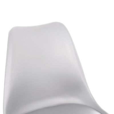 DINING SET 5PCS VEGAS HM21184 MDF TOP IN WHITE--BEECH LEGS