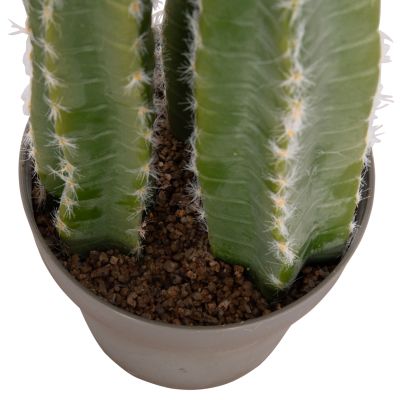 DECORATIVE SYNTHETIC PLANT IN POT HM4741 CACTUS Φ19.5x141Hcm.