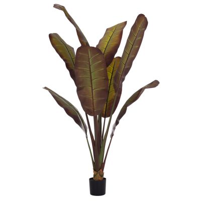 DECORATIVE SYNTHETIC PLANT IN POT HM4740 JAPANESE BANANA 85x75x225Hcm.