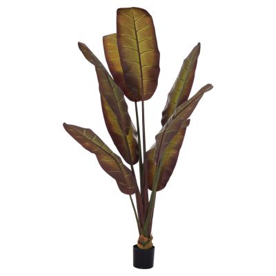 DECORATIVE SYNTHETIC PLANT IN POT HM4740 JAPANESE BANANA 85x75x225Hcm.
