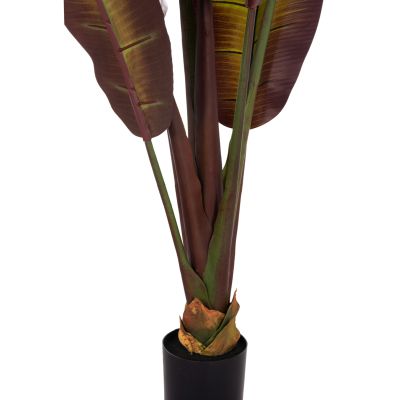 DECORATIVE SYNTHETIC PLANT IN POT HM4740 JAPANESE BANANA 85x75x225Hcm.