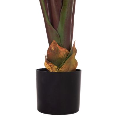 DECORATIVE SYNTHETIC PLANT IN POT HM4740 JAPANESE BANANA 85x75x225Hcm.