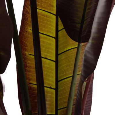 DECORATIVE SYNTHETIC PLANT IN POT HM4740 JAPANESE BANANA 85x75x225Hcm.