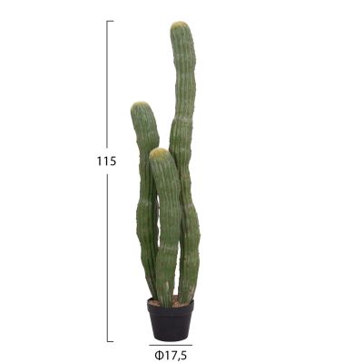 DECORATIVE SYNTHETIC PLANT IN POT HM4747 CACTUS Φ17.5x115Hcm.