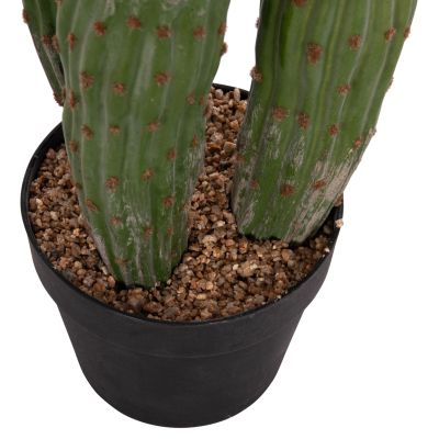 DECORATIVE SYNTHETIC PLANT IN POT HM4747 CACTUS Φ17.5x115Hcm.