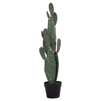 DECORATIVE SYNTHETIC PLANT IN POT HM4748 CACTUS 16x20x85Hcm.