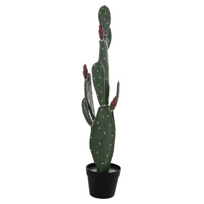 DECORATIVE SYNTHETIC PLANT IN POT HM4748 CACTUS 16x20x85Hcm.