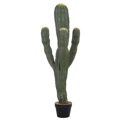 DECORATIVE SYNTHETIC PLANT IN POT HM4746 CACTUS 17.5x42x113Hcm.
