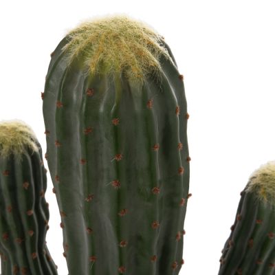 DECORATIVE SYNTHETIC PLANT IN POT HM4746 CACTUS 17.5x42x113Hcm.