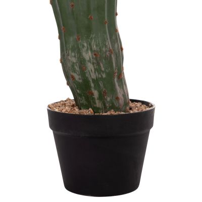 DECORATIVE SYNTHETIC PLANT IN POT HM4746 CACTUS 17.5x42x113Hcm.