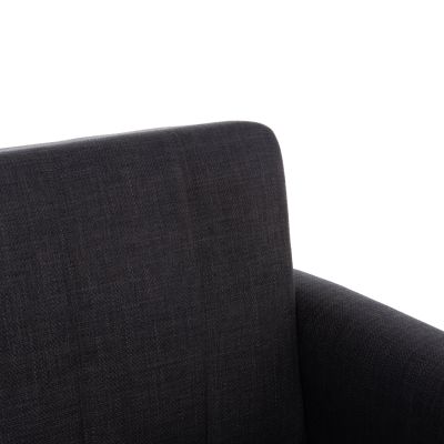 SOFA-BED 2-SEATER WITH STORAGE SPACE NIKKO HM3293.01 GREY FABRIC 144x75x84Hcm.