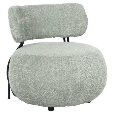 ШЕЗЛОНГ КРЪГ KARSEN HM9598.05 ШАМ ФЪСТЪСЪК ЗЕЛЕН БУКУЛ ПЛАТ 75x75x75Hcm.