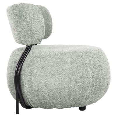 ШЕЗЛОНГ КРЪГ KARSEN HM9598.05 ШАМ ФЪСТЪСЪК ЗЕЛЕН БУКУЛ ПЛАТ 75x75x75Hcm.