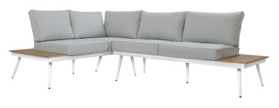 Corner Sofa Aluminum with Table for outdoor spaces HM5126.11