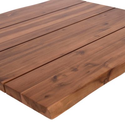 TABLETOP SQUARE HM6300.01 SOLID ACACIA WOOD IN NATURAL COLOR--80x80x3.5 (thickness) cm.