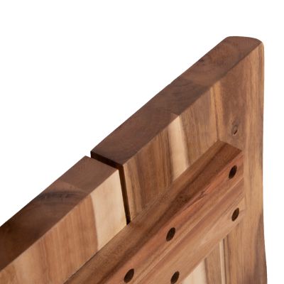 TABLETOP SQUARE HM6300.01 SOLID ACACIA WOOD IN NATURAL COLOR--80x80x3.5 (thickness) cm.