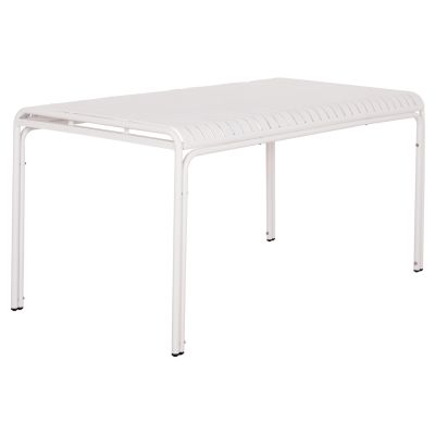 OUTDOOR ALUMINUM TABLE RACHEL HM6339.02 WHITE COLOR 150x80x75Hcm.
