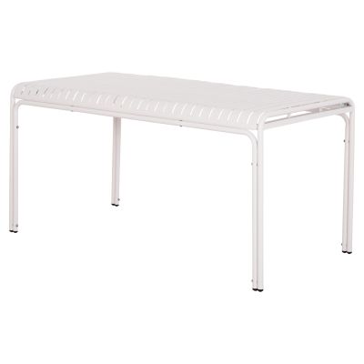 OUTDOOR ALUMINUM TABLE RACHEL HM6339.02 WHITE COLOR 150x80x75Hcm.