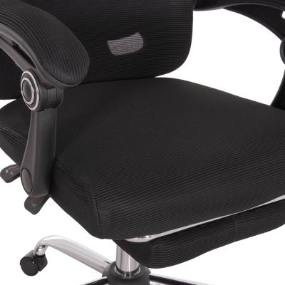 OFFICE CHAIR BARNET HM18258.01 BLACK MESH-BLACK FRAME NYLON 61x62x123Hcm.