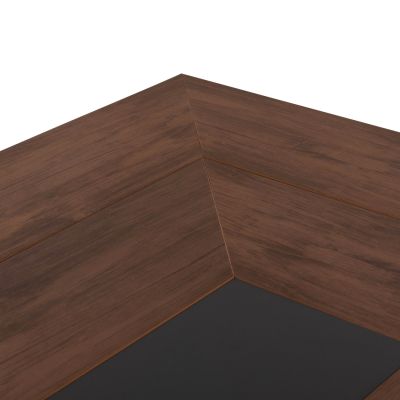 Алуминиева Маса с полидърво 200x100 Сива HM5131.12
