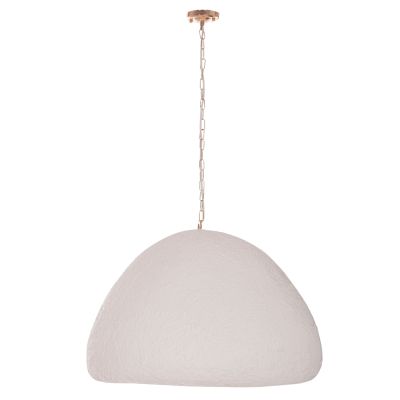 CEILING PENDANT LAMP JAYLEN HM4703.02XL FIBER CEMENT IN WHITE 74x68x50-70Hcm.