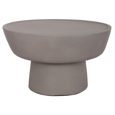 COFFEE TABLE PIRSON HM18155.03 FIBER CEMENT IN GREY--Φ60x36Hcm.