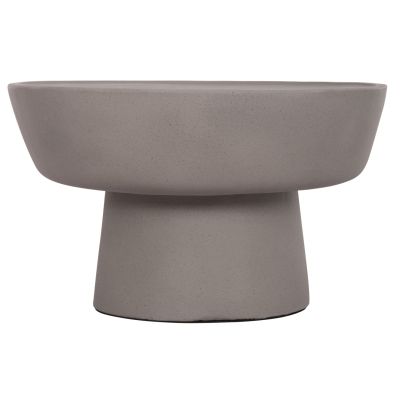COFFEE TABLE PIRSON HM18155.03 FIBER CEMENT IN GREY--Φ60x36Hcm.