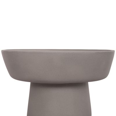 COFFEE TABLE PIRSON HM18155.03 FIBER CEMENT IN GREY--Φ60x36Hcm.