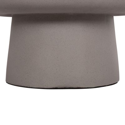COFFEE TABLE PIRSON HM18155.03 FIBER CEMENT IN GREY--Φ60x36Hcm.