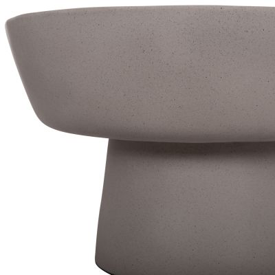 COFFEE TABLE PIRSON HM18155.03 FIBER CEMENT IN GREY--Φ60x36Hcm.