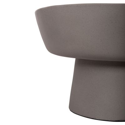 COFFEE TABLE PIRSON HM18155.03 FIBER CEMENT IN GREY--Φ60x36Hcm.