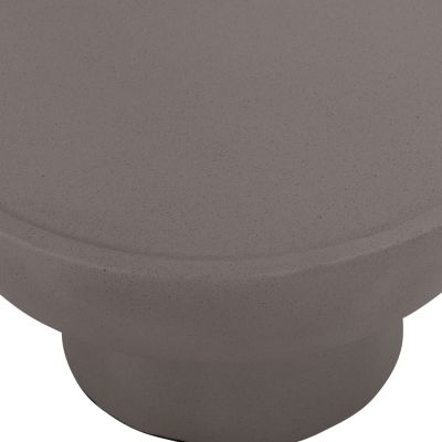 COFFEE TABLE PIRSON HM18155.03 FIBER CEMENT IN GREY--Φ60x36Hcm.