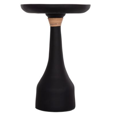 LAMP TABLE ROUND TORG HM18170.01 FIBER CEMENT BLACK Φ41x62Hcm.