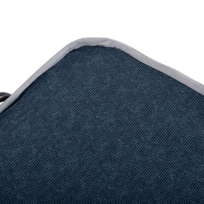 FOLDABLE BED SLADE HM604.03 METAL WITH WHEELS & MATTRESS 6.5cm BLUE JEANS LOOK 80x183x37.5Hcm.