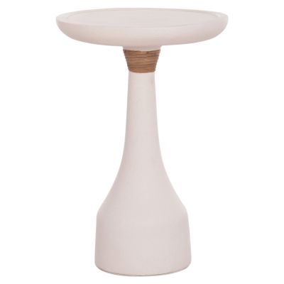 LAMP TABLE ROUND TORG HM18170.02 FIBER CEMENT WHITE Φ41x62Hcm.