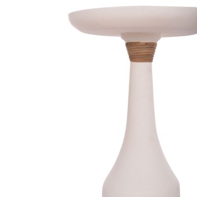LAMP TABLE ROUND TORG HM18170.02 FIBER CEMENT WHITE Φ41x62Hcm.