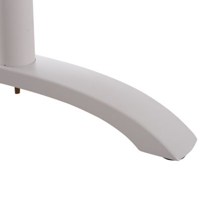 BASE FOR TABLE HM461.12 METAL DOUBLE IN WHITE WITH HEIGHT ADJUSTERS 100x60x73Hcm