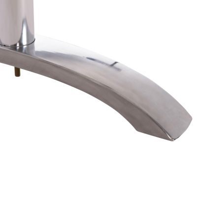 DOUBLE BASE FOR TABLE HM461.13 CHROMED METAL WITH HEIGHT ADJUSTERS 100x60x73Hcm